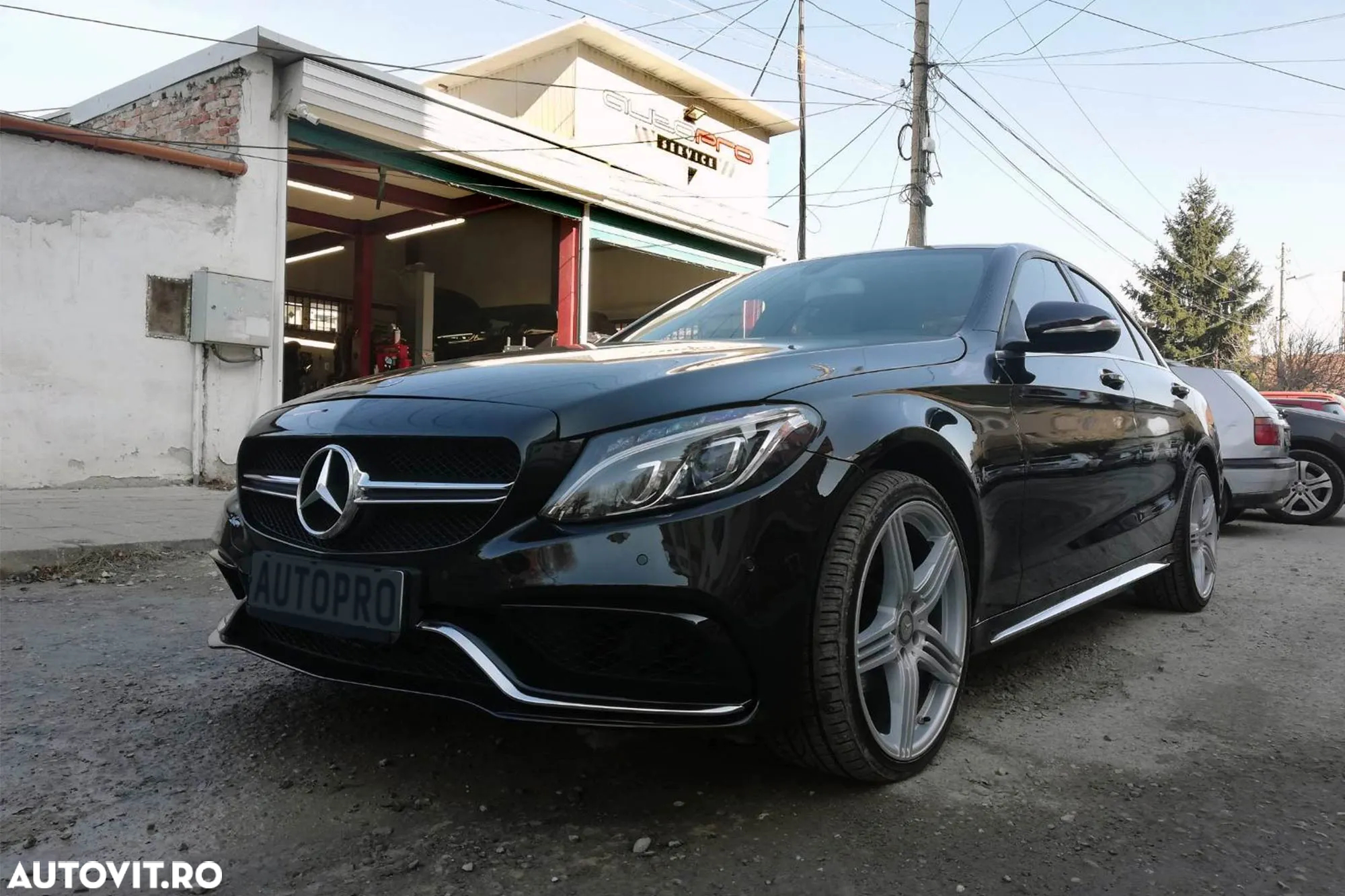 Pachet Exterior Mercedes C-Class W205 Sedan (2014-2018) C63 Design - 6