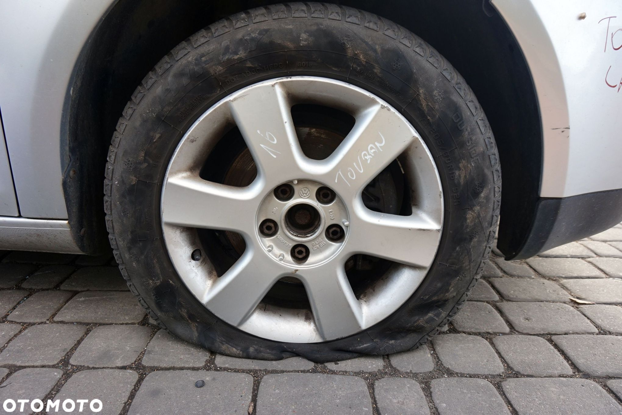 KOŁO FELGA ALUFELGA TOURAN I 1T 16 5X112 ET50 1T0601025C  16 5X112 ET50 1T0601025C VOLKSWAGEN - 3