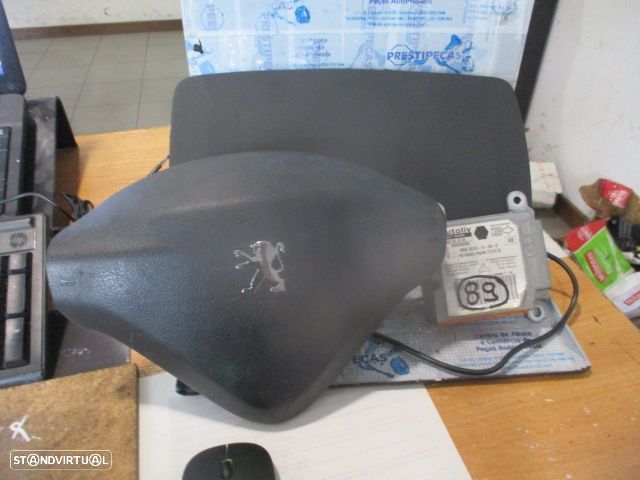 Kit Airbags 9683503180  96701085ZD  9658285080 603201200 PEUGEOT 206 +  2009 1.4HDI 70CV 5P CINZA SEM TABLIER - 1