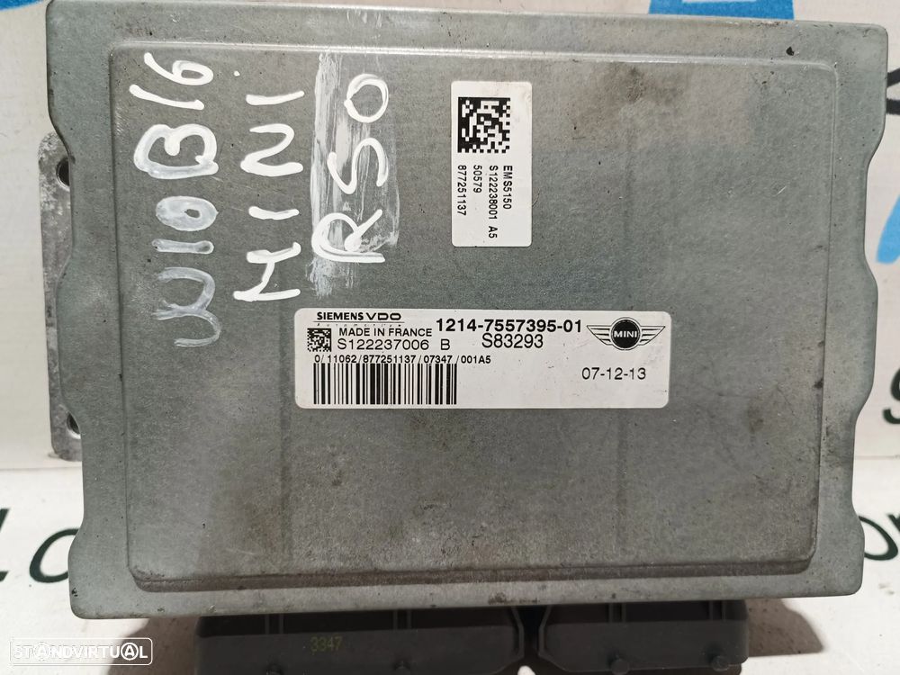 CENTRALINA ECU MOTOR SIEMENS S122237006B 7557395 MINI ONE R50 R53 1.6i 16V 116CV W10B16D - 5