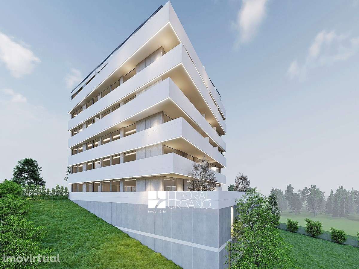 Apartamento T2 com varanda e garagem em Canidelo - Grande imagem: 4/20