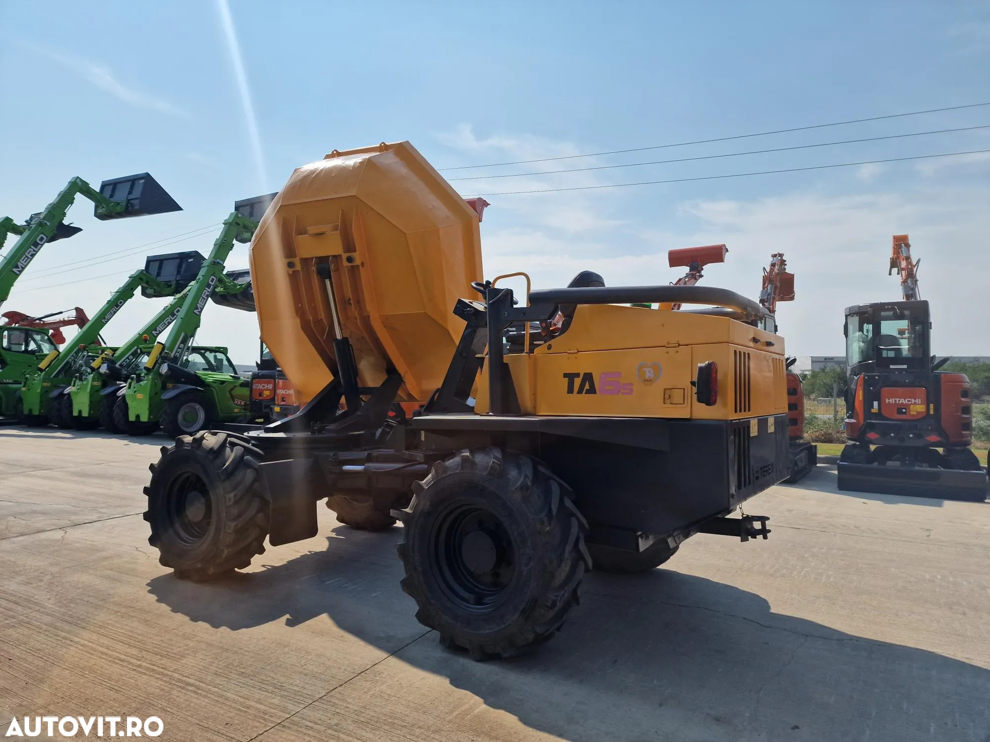 Alta DUMPER 6t TEREX, 4mc, 6t, basc LATERALA,  2.068h, 16900 EUR+tva, motor JCB 75CP, transmisie 4x4, produs in Anglia, Anvelope 90% bune, posiblitate leasing, CONDITIE FOARTE BUNA-PROMOTIE 16.900 EUR+Tva - 37