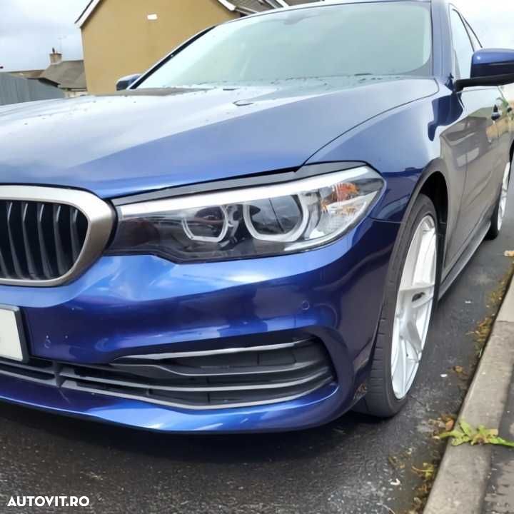 Set 2 Pleoape Faruri Far BMW G30 G31 G38 F90 2017-2021, Negru Lucios - 7