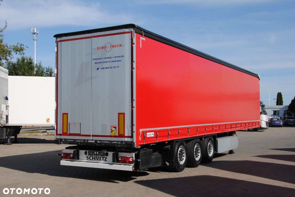 Schmitz Cargobull SCS kurtyna, podnoszona oś - 3