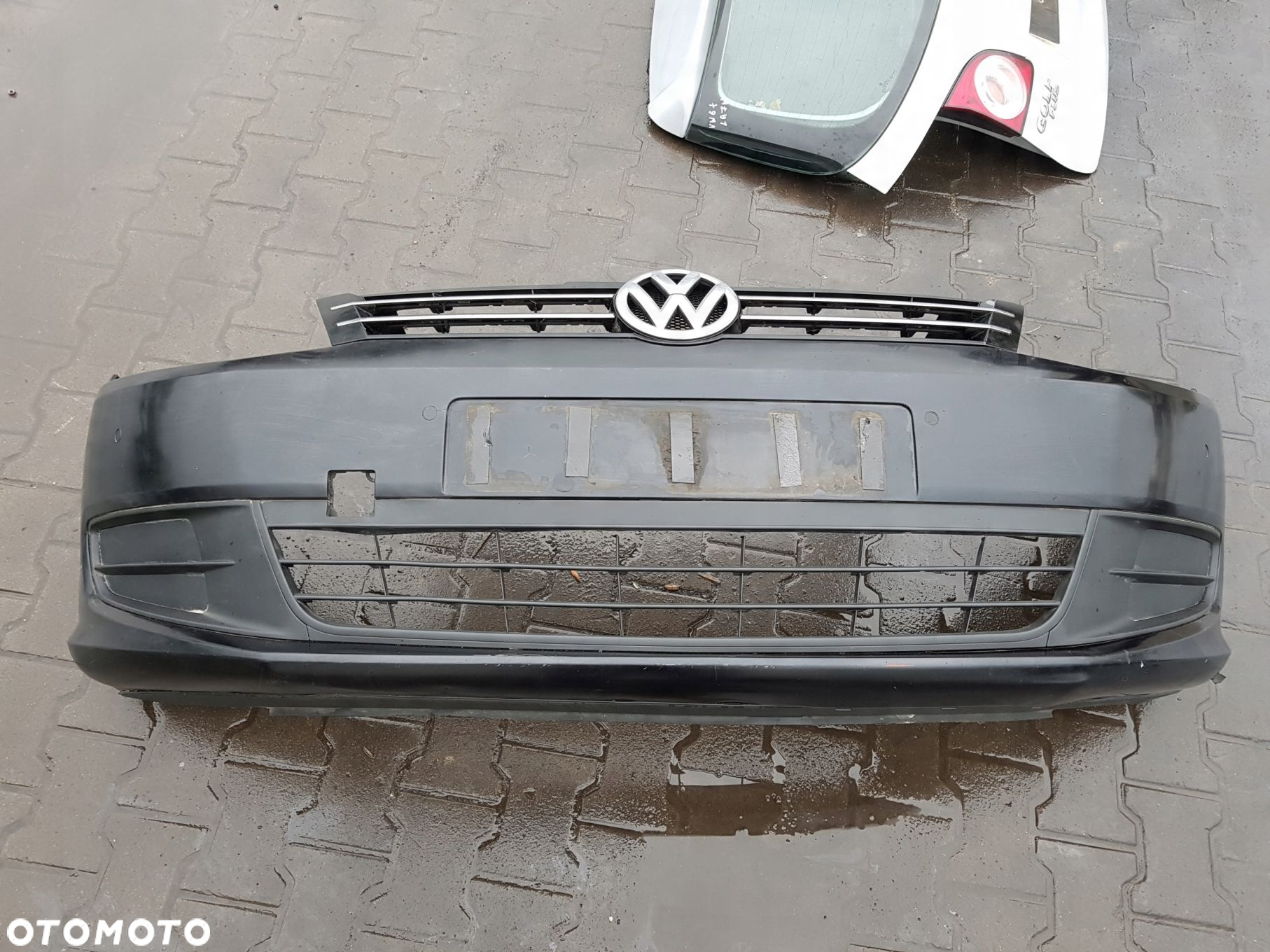 VW SHARAN 7N 10-15r ZDERZAK PRZÓD PDC GRILL - 3