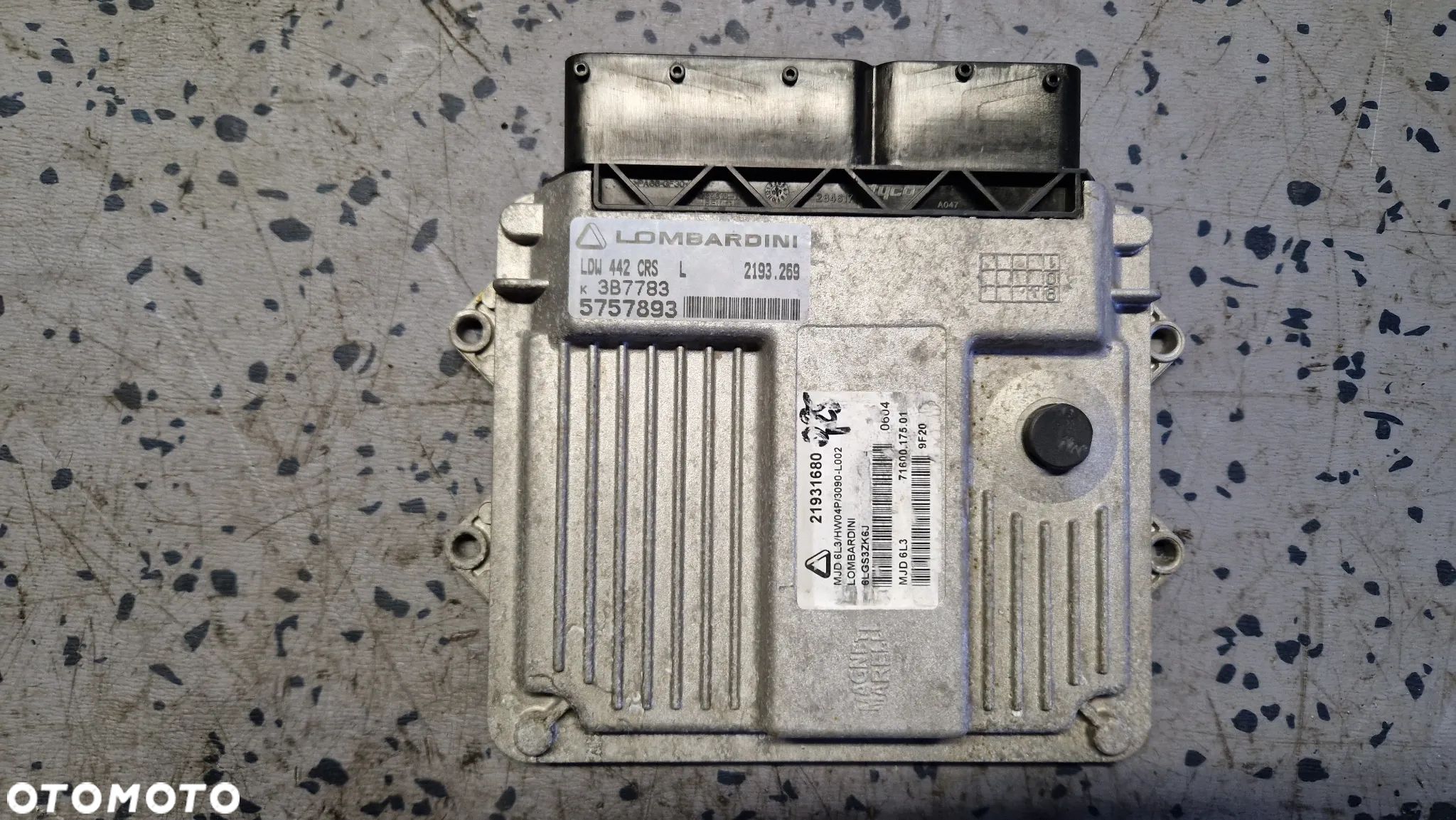 LIGIER XTOO 400 DCI STEROWNIK SILNIKA 21931680 MJD6L3 - 1