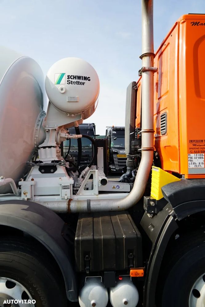 Iveco S-WAY 420 / 8X4 / BETONOMIESZARKA 9 M3 / SCHWING STETTER / ALUFELGI / AUTOMAT / EURO 6 - 14