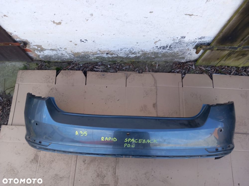 SKODA RAPID SPACEBACK 3 x PDC ZDERZAK TYLNY TYŁ - 1