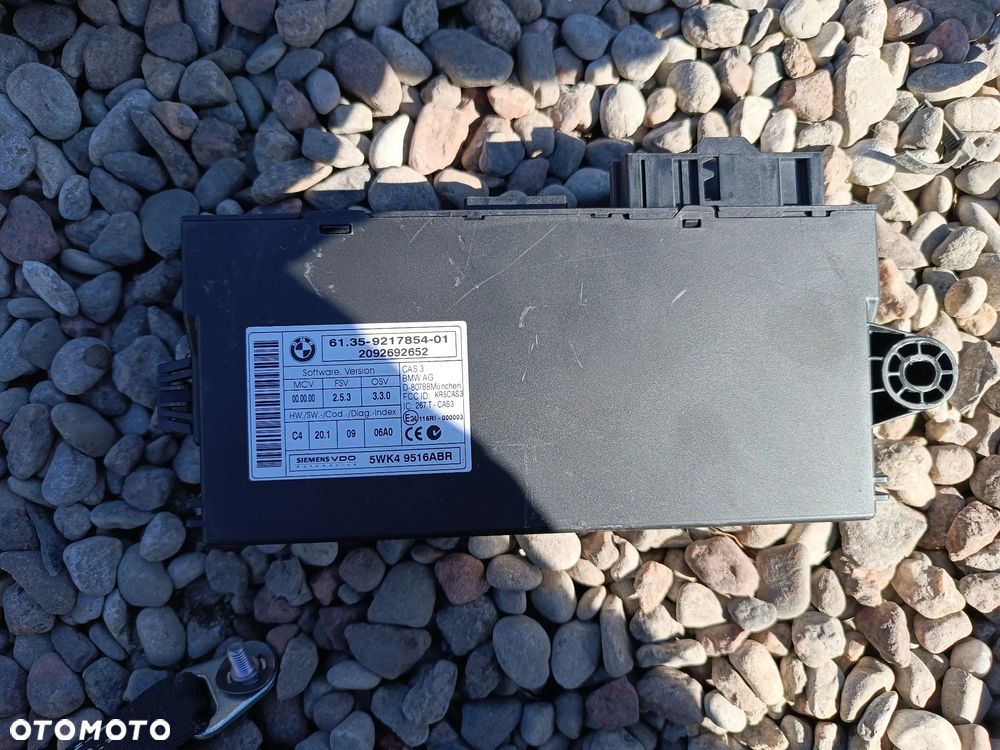 BMW 5 E60 MODUŁ STEROWNIK CAS 9217854 - 1