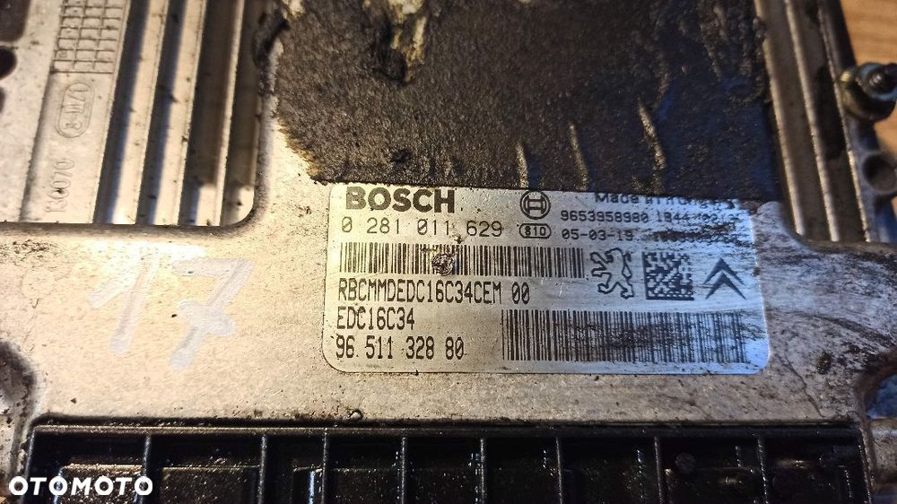 KOMPUTER CITROEN C4 1.6 HDI nr 9651132880 - 2