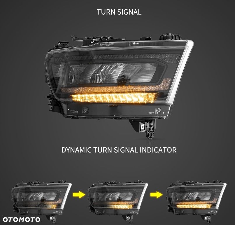 Reflektory Lampy Vland Led Neon Tuning Europa Dodge Ram V 5 1500 2019-2024 - 6