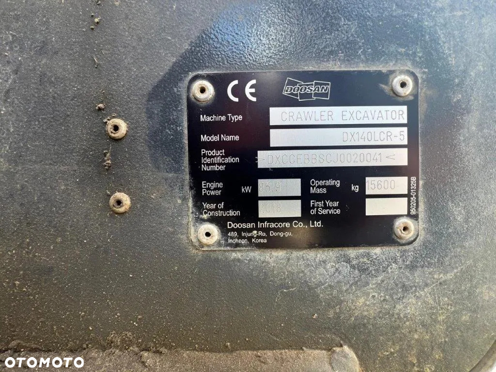 Doosan dx140 - 2
