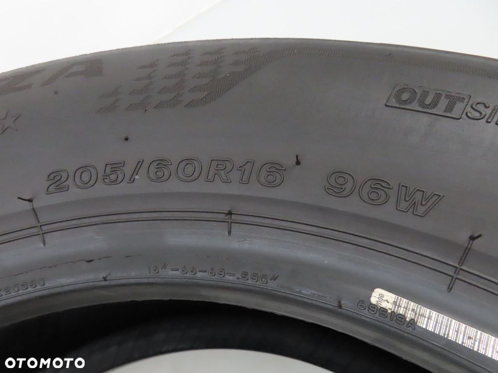 2x 205/60R16 OPONY LETNIE UŻYWANE Bridgestone Turanza T005 96W XL *-BMW - 4