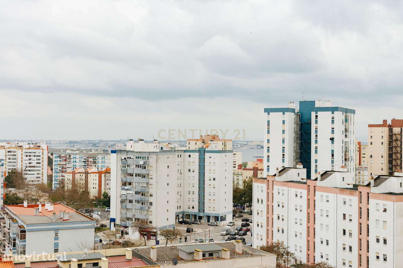 T3 Laranjeiro - vista Rio, Sol todo o dia, ideal para a sua Família! - Grande imagem: 2/57