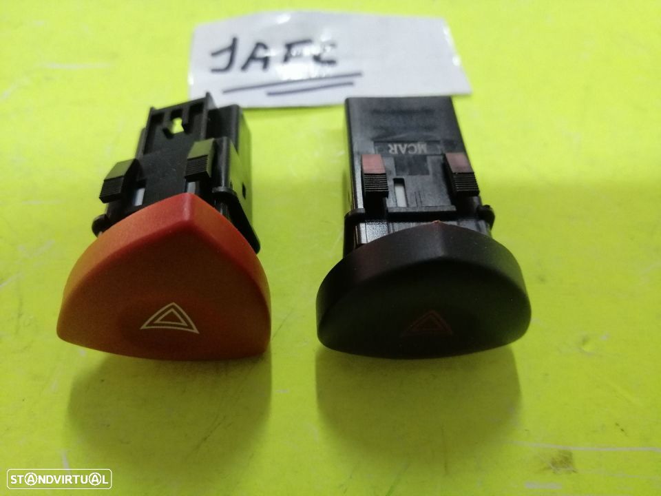 Interruptor botão 4 piscas Master Movano Trafic Clio Laguna NOVO - 1