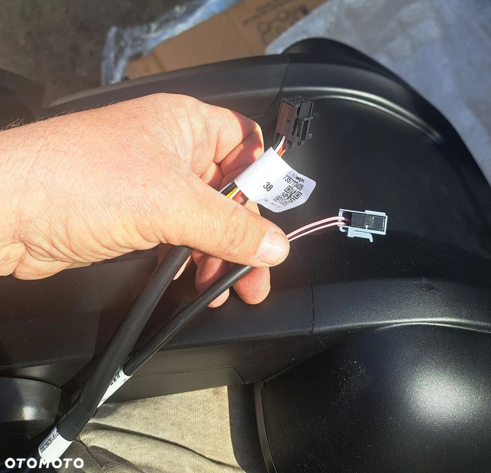 Lusterko lewe Citroën Jumper II Peugeot Boxer II Fiat Ducato III 8+2 10 Pin 735773405 0735773405 7QV33JXWAA - 6