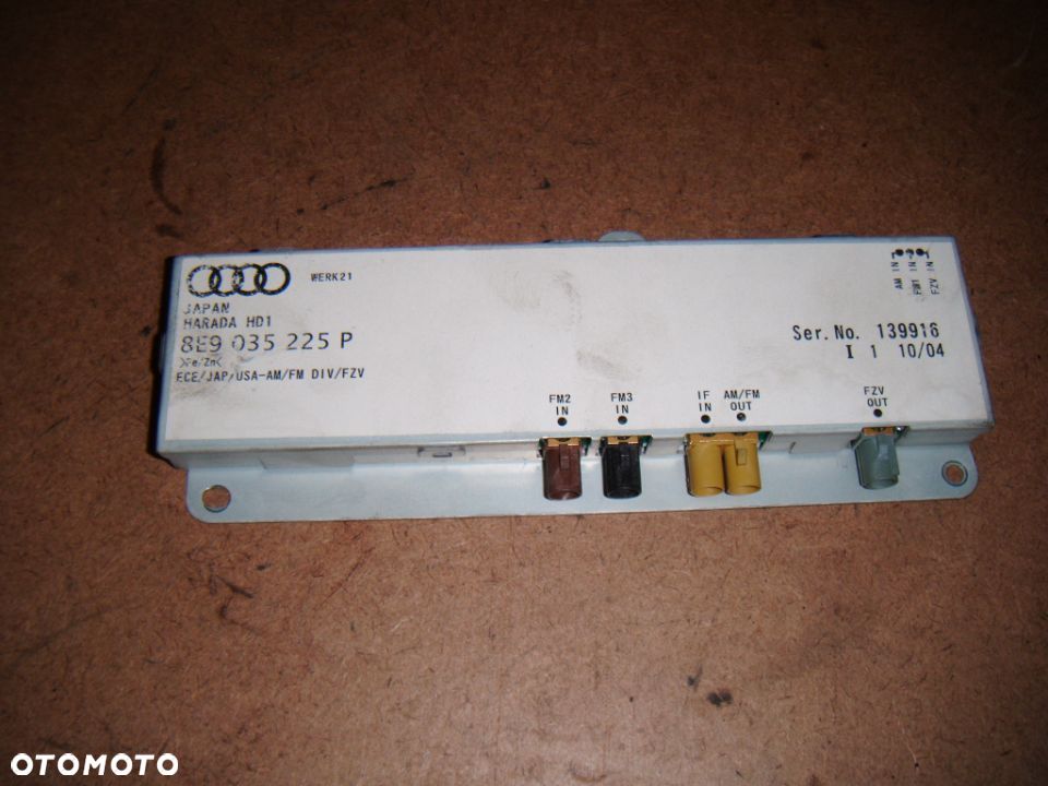 audi a4 b6 kombi wzmacniacz antenowy 8e9035225p - 1