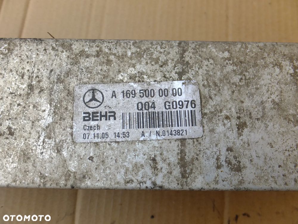 intercooler mercedes w169 2,0 cdi 2006r A1695000000 - 2