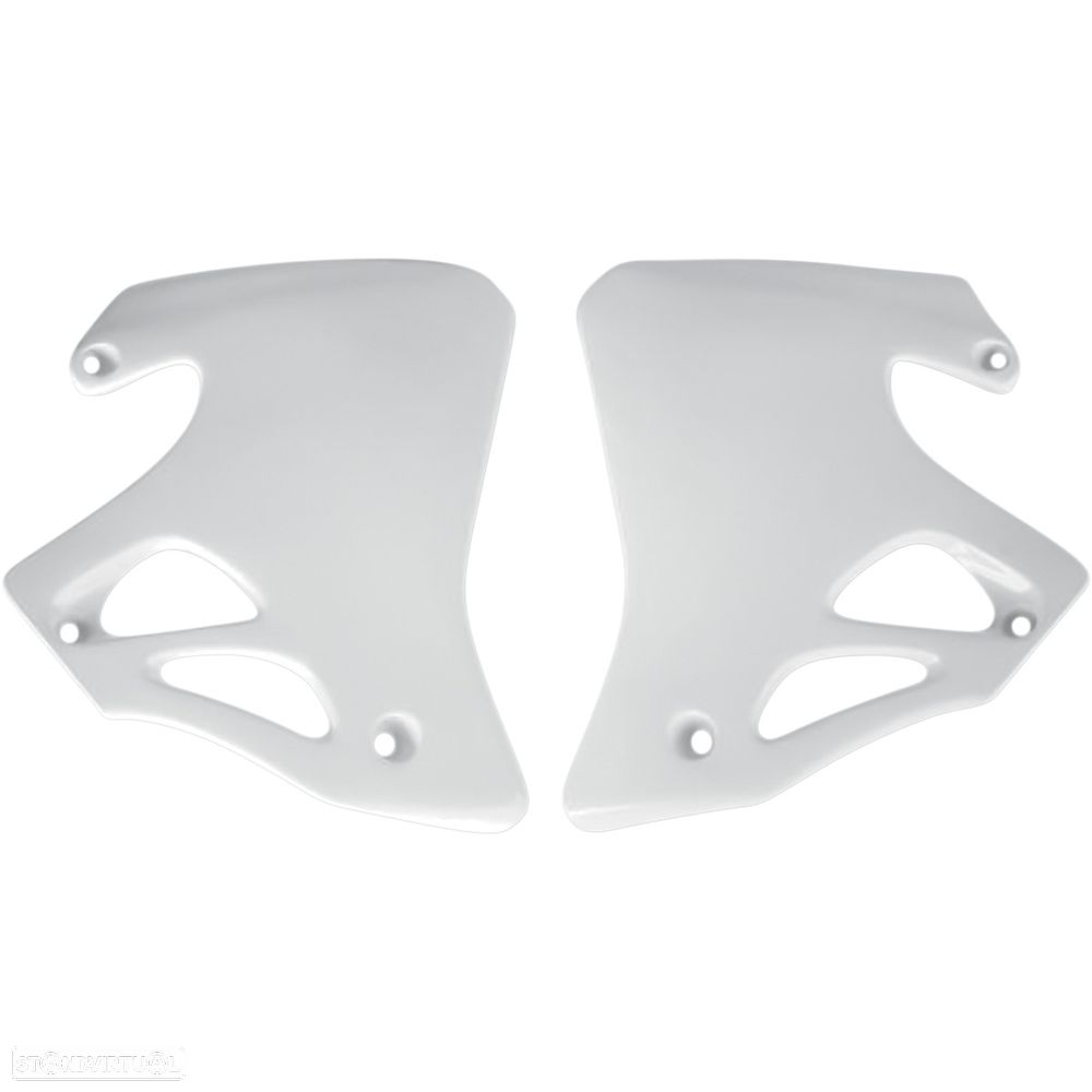 tampas laterais de radiador ufo branco honda cr 125 / 250 - 1