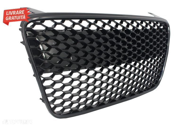 Grila centrala Audi R8 (2007-2012) Negru lucios- livrare gratuita - 2