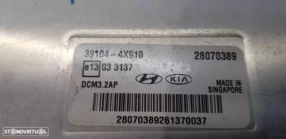 CENTRALINA MOTOR UCE KIA CARNIVAL / GRAND CARNIVAL III 2006 -391044X910 - 3