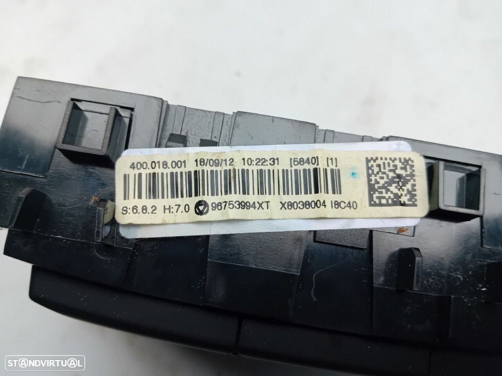 Botão / interruptor do AC CITROËN DS3 - 4