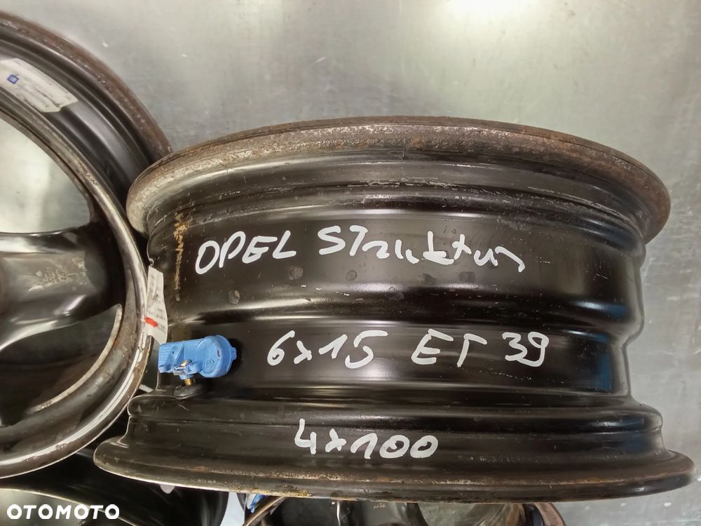 Felgi strukturalne Opel Corsa D E Adam Karl 6Jx15 et39 4x100 - 5