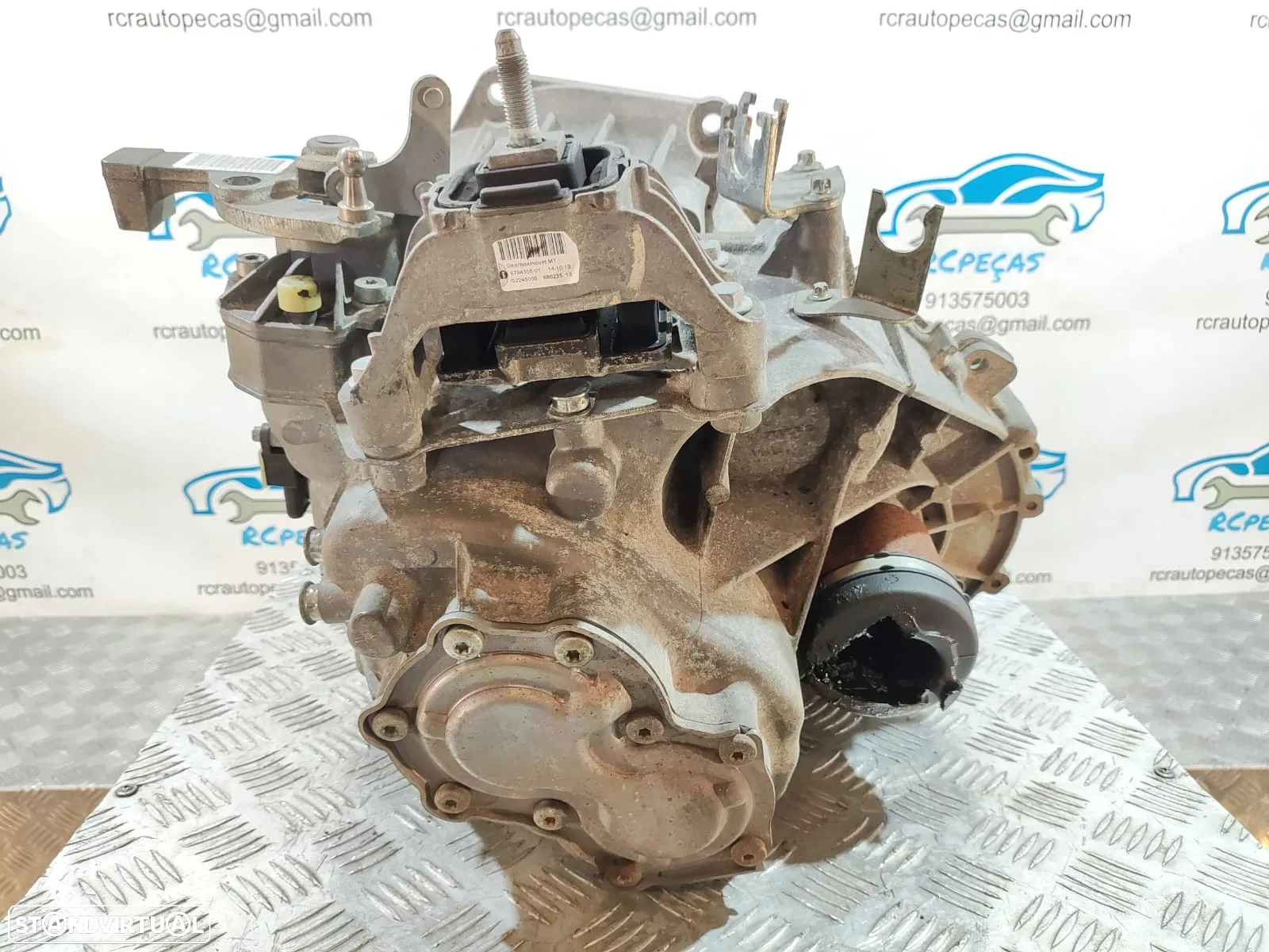 Caixa de Velocidade Manual MINI CLUBMAN R55 1.6D 16V 112CV N47C16A API 0633479API 23007610160 7610160 GS6-53DG-API GS653DG COOPER R56 COOPER R57 CABRIO R60 COUNTRYMAN - 3
