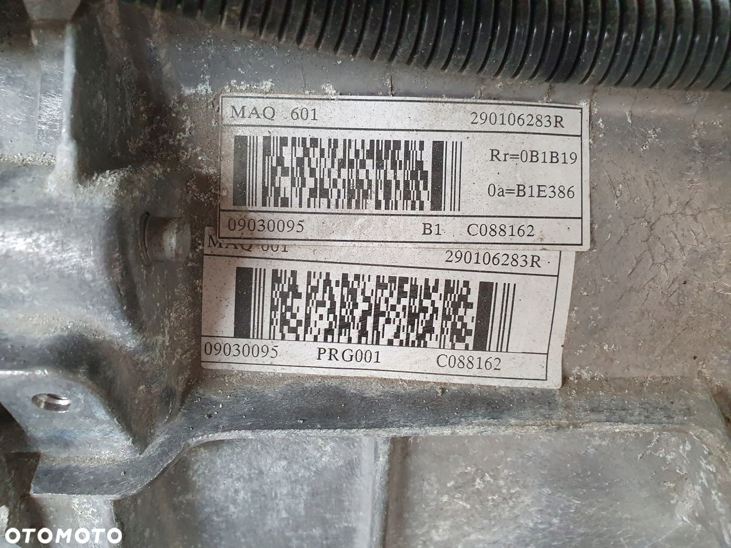 SILNIK ELEKTRYCZNY ŁADOWARKA SKRZYNIA RENAULT ZOE I 18r 5AQ 601 MAQ 601 - 5