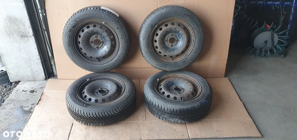 Felgi stalowe z oponami 4X100 ET43 6J R15 Fiat Punto EVO 51763241 - 1