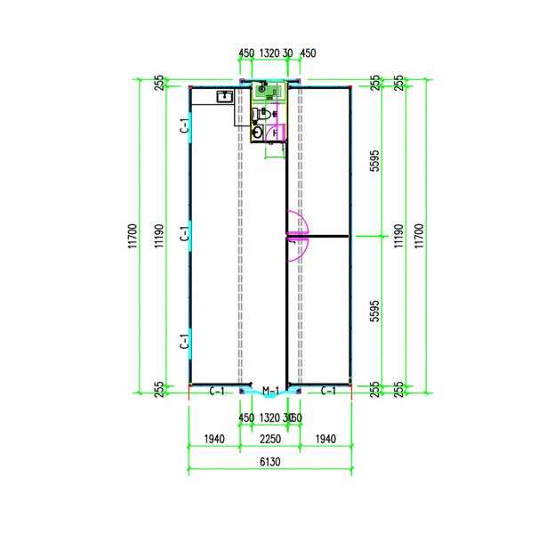 Casa Pré-Fabricada T2 Moderna 72m² – Nova - Grande imagem: 4/4