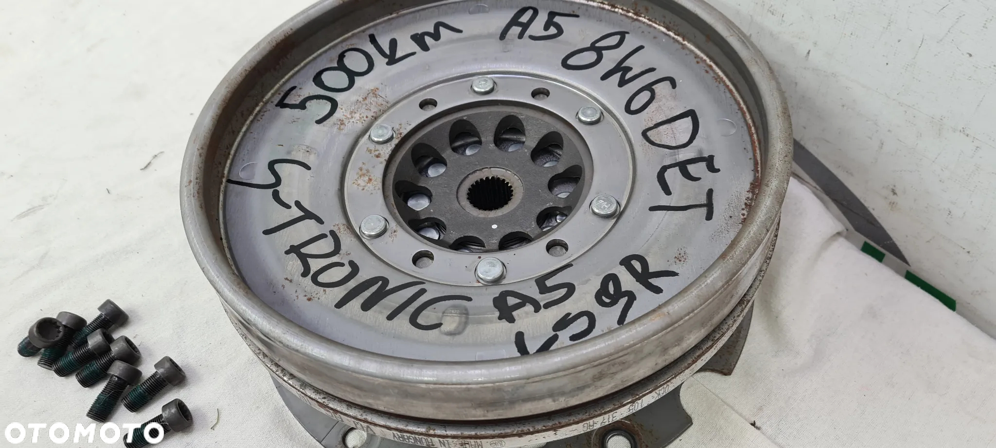 AUDI A5 8W6 KOLO DWUMASOWE ZAMACHOWE 06H105323AE 0CK105317AG 500KM ORGINAL S-TRONIC DET - 10
