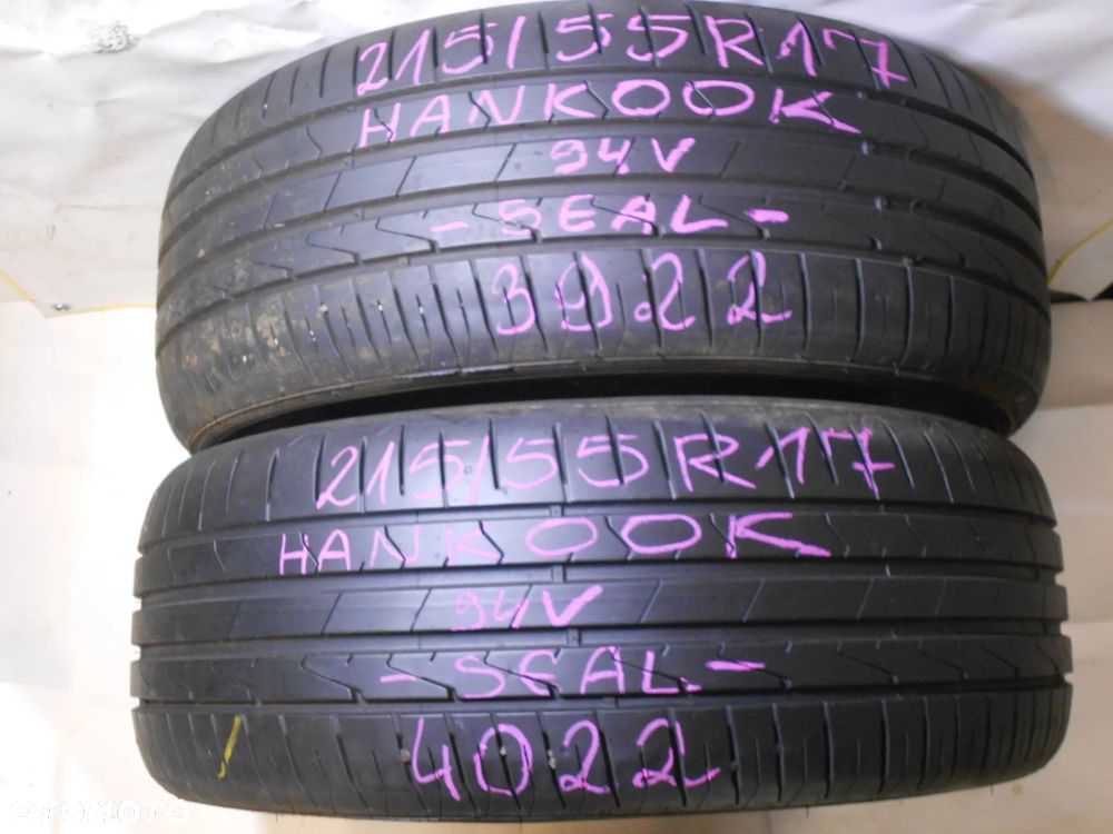 OPONY 215/55R17 HANKOOK VENTUS PRIME 3 SEAL DOT 4022 7MM