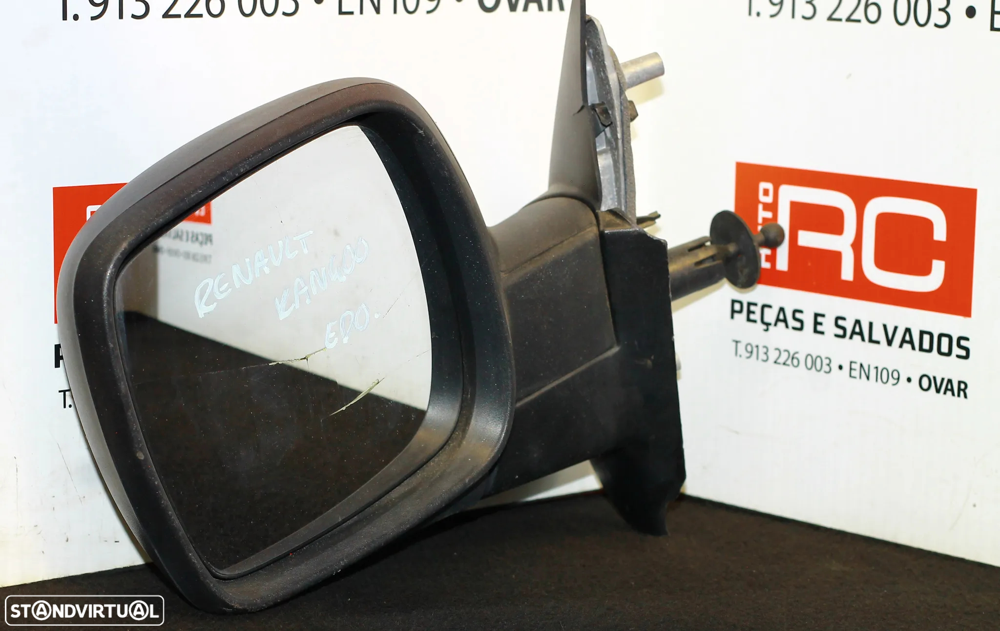 ESPELHO RETROVISOR ESQUERDO RENAULT KANGOO (ESPELHO PARTIDO) - 2