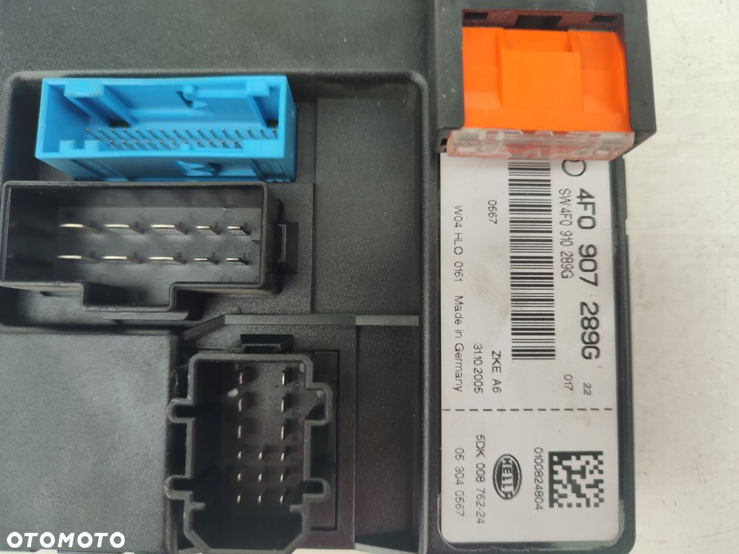 Moduł sterownik komfortu AUDI A6 C6 4F0907289G EUROPA - 3