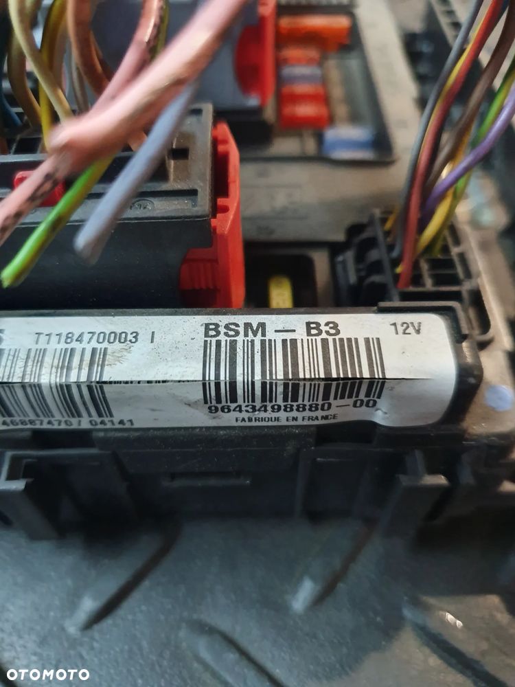 BSM B3 9643498880 S118470003G PEUGEOT CITROEN + WTYCZKI INSTALACJA - 7