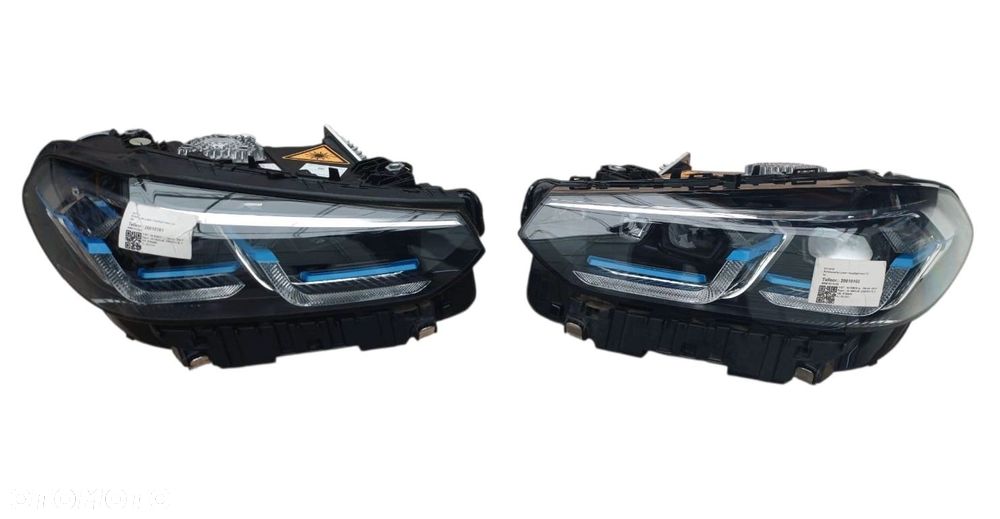 LAMPY KOMPLET LEWA PRAWA LASER BMW X3 G01 X4 G02 5A29217 5A29218 - 3