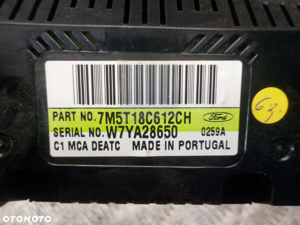 FORD KUGA MK1 PANEL KLIMATYZACJI 7M5T-18C612-CH - 3
