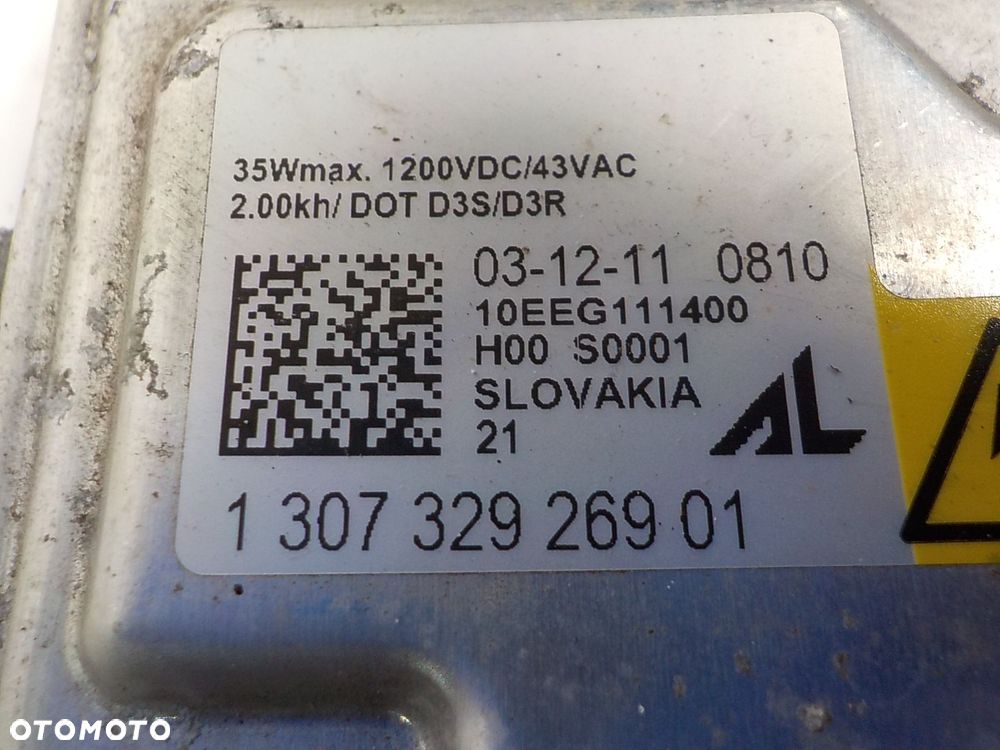 VOLVO C30 PRZETWORNICA XENON 1307329269 - 2