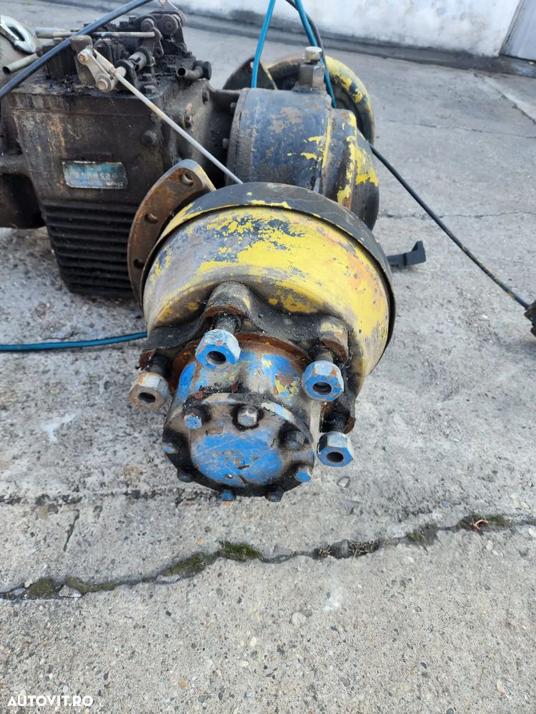 Punte Fata Completa Grup Diferential Cutie Viteze Stivuitor Mitsubishi Model 1990-2000 Benzina Sarcina 3500 Kg Fara Defecte - Dezmembrari Arad - 6