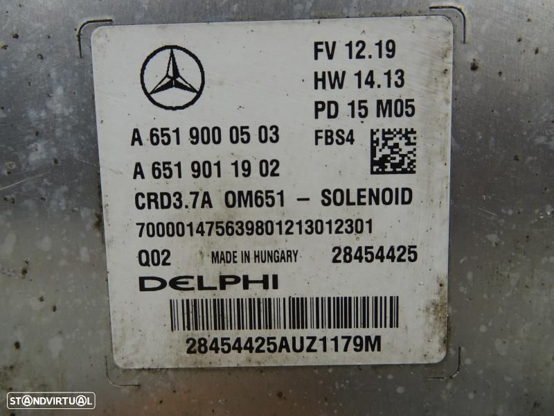 Centralina De Motor Mercedes-Benz E-Class (W212)  A6519000503 / A65190 - 4