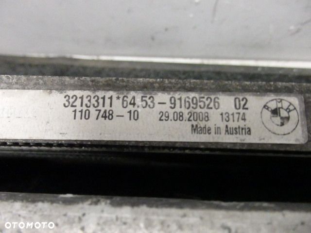 BMW E90 E91 1.8d 2.0d LIFT KOMPLET CHŁODNIC Z WIATRAKIEM 781291301 RAF-AUTO CZĘŚCI BMW - 4