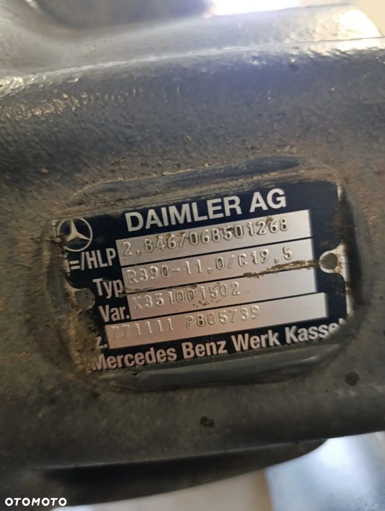 MOST TYLNY DYFER DYFERENCJAŁ MERCEDES ATEGO EURO 6 19,5 - 2