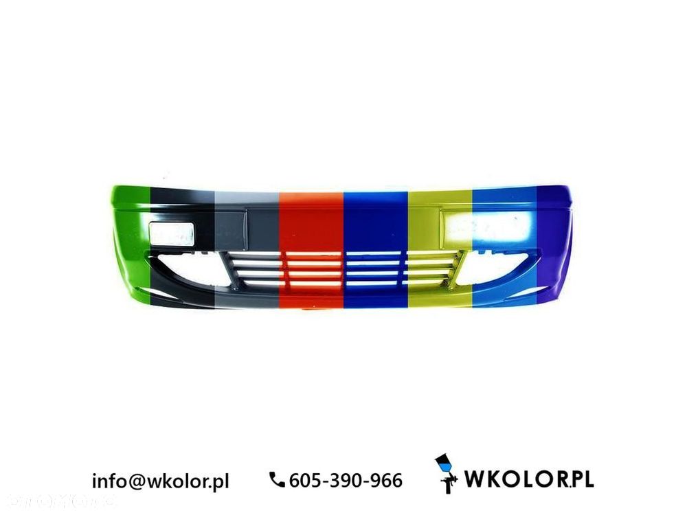 NOWY ZDERZAK FORD COURIER 2000-2003 LAKIEROWANY W KOLOR - 1