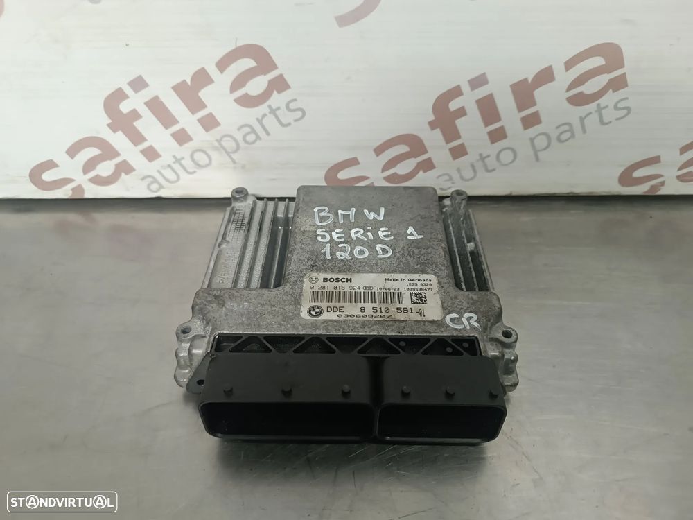 UNIDADE / CENTRALINA DO MOTOR / ECU BMW 120D 320D 520D E87 E81 E90 E91 E60 E61 8510591 0281016924 - 1