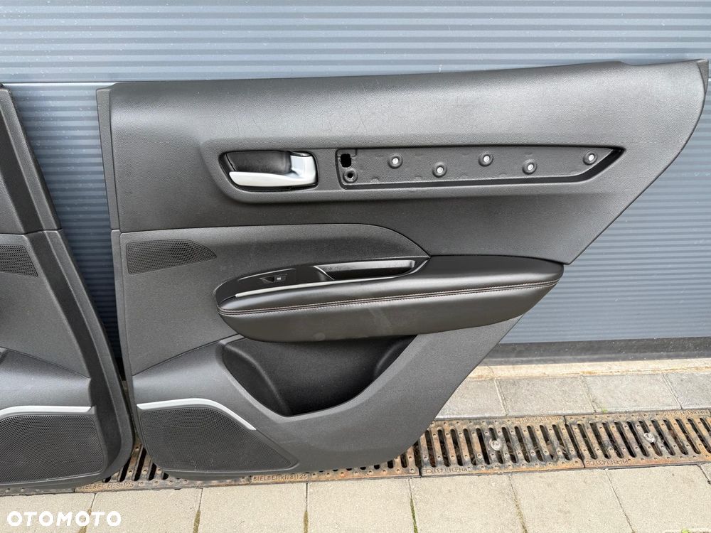 RENAULT KOLEOS II INITIALE 16-22 TAPICERKA BOCZKI DRZWI CZARNA SKÓRA BOSE - 9