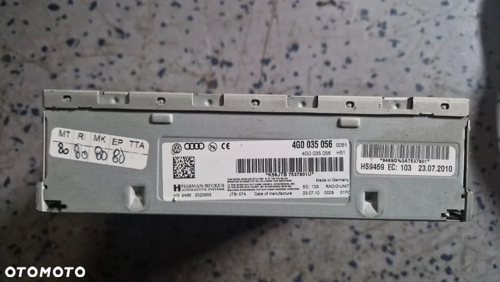 AUDI A6 C6 LIFT TUNER RADIA MMI 4G0035056 - 3