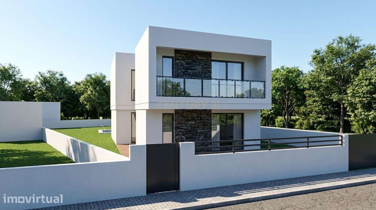 Terreno 607m2 para construção, com projeto Comunicação Prévia, Charnec - Grande imagem: 4/13