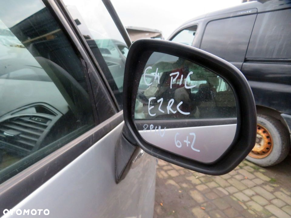 LUSTERKO ELEKTRYCZNE PRAWE C4 PICASSO I EZRC 8153G7 SREBRNY 8-PIN CITROEN 2006-2010 - 4