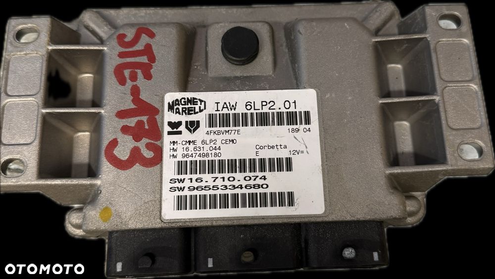 Sterownik Silnika ECU Komputer Citroen Peugeot 9655334680
